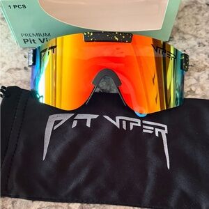 Pit Viper Sunglasses with Vibrant Red and Blue Lens kids 4-12y